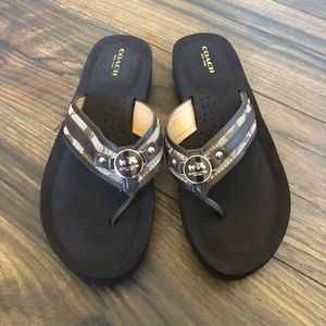 Coach Jasmine Flip Flops